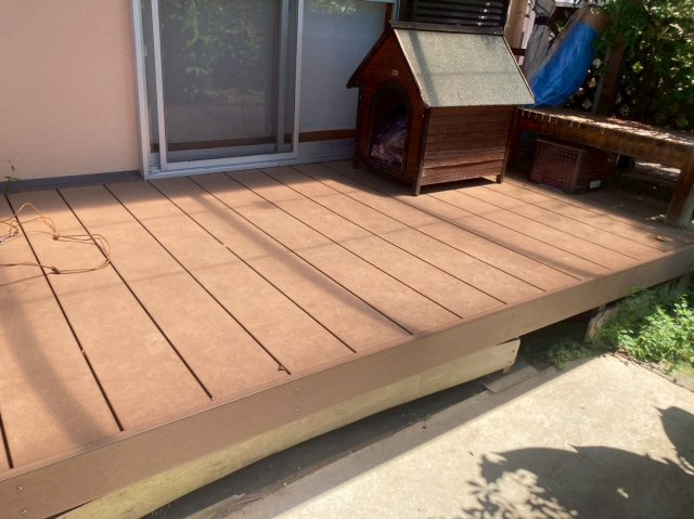 八街は戸建てのバルコニー