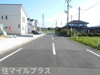 【前面道路含む現地写真】 | 矢吹町八幡町新築一戸建て5棟 | 前面道路含む現地写真です