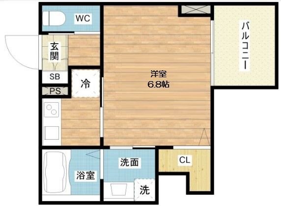 【間取り】 | S-RESIDENCE堺筋本町Deux
