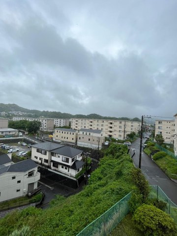 東逗子団地17号棟の展望|購入時の写真です