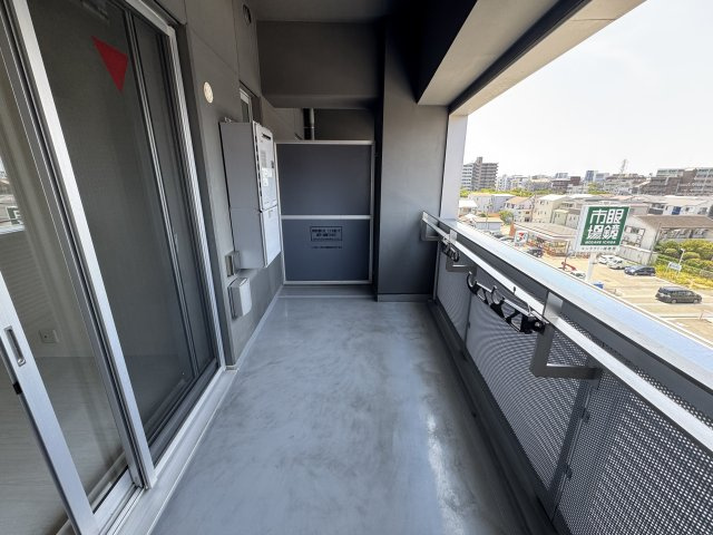 ドリームコート豊中のバルコニー