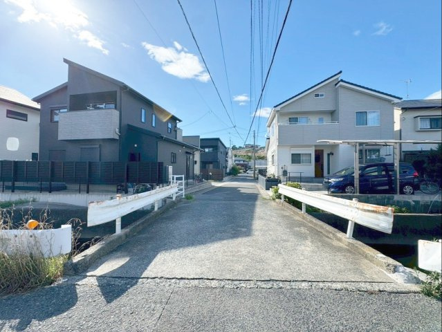 福岡市東区和白6丁目　土地の前面道路含む現地写真|前面道路含む現地写真です