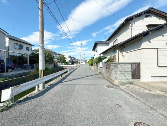 福岡市東区和白6丁目　土地の前面道路含む現地写真|前面道路含む現地写真です