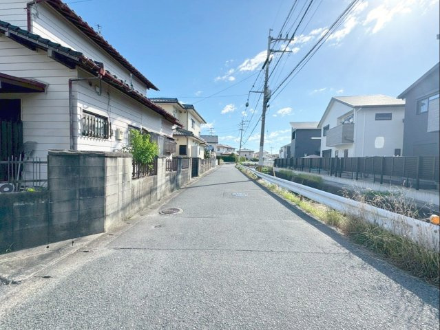 福岡市東区和白6丁目　土地の前面道路含む現地写真|前面道路含む現地写真です