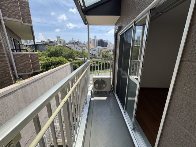 リバティーハイツのバルコニー