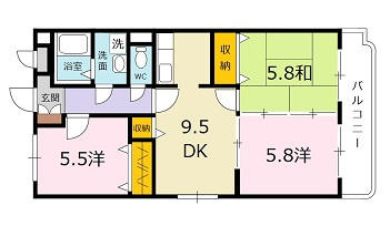 ユーミー尾和の間取り