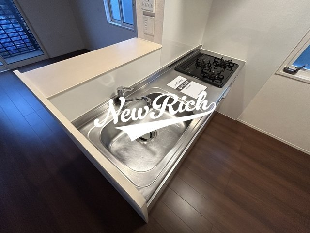 前橋市後閑町のアパートのキッチン