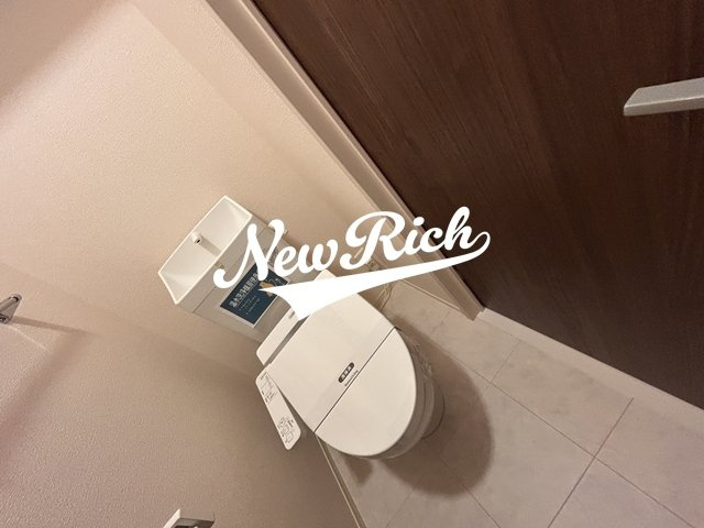 前橋市後閑町のアパートのトイレ