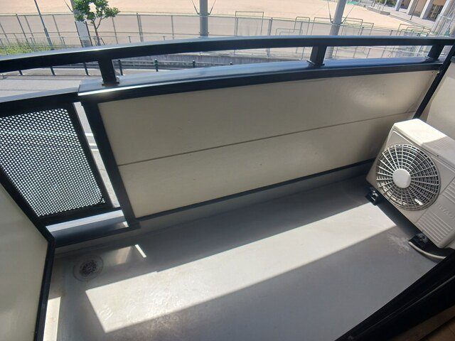 セトル熊西のバルコニー