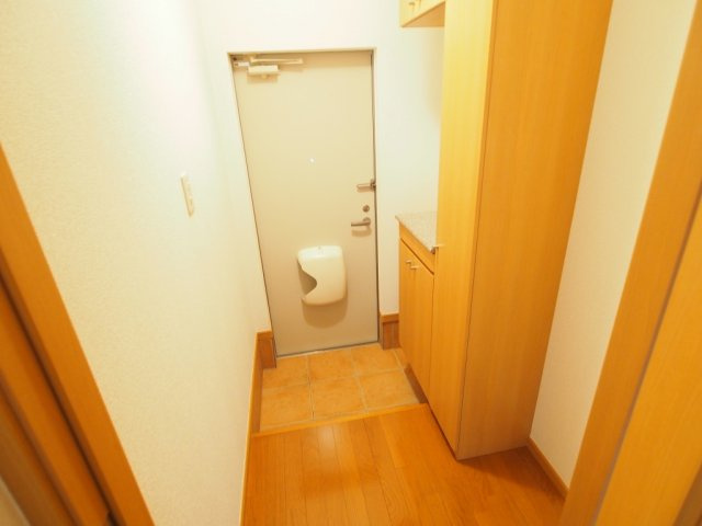 ミルデハイムＣの玄関