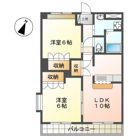 サン・ベルジュの間取り