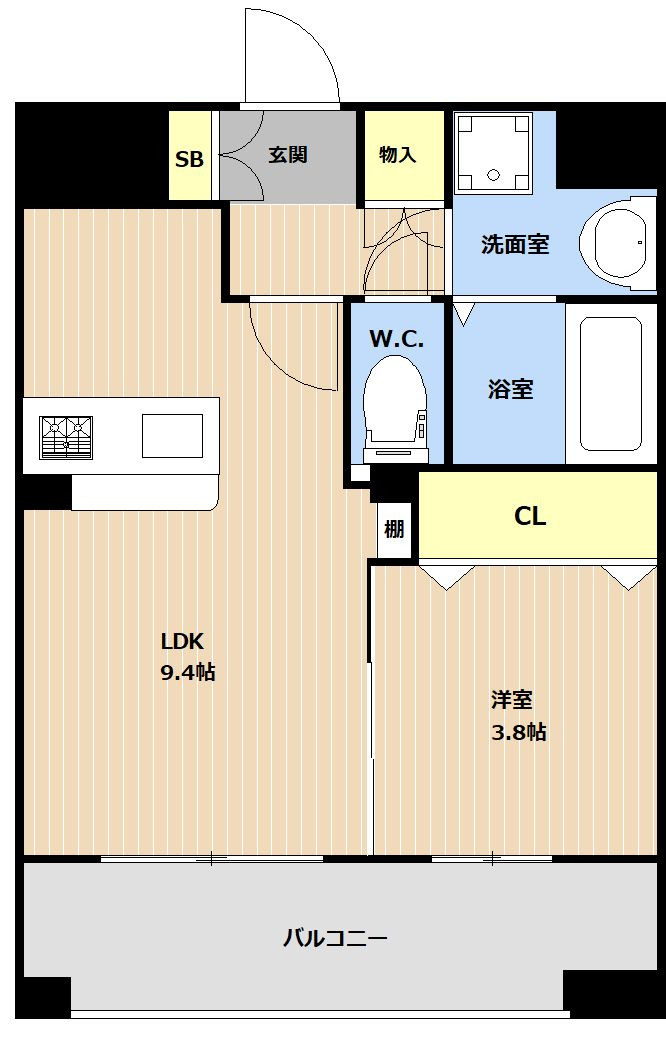LIBTH南福岡の間取り