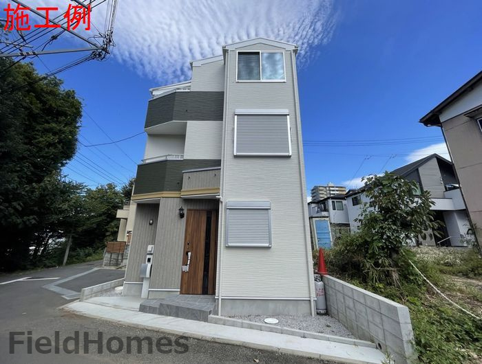 藤沢市湘南台4丁目新築戸建て　4期1号棟の外観|外観施工例