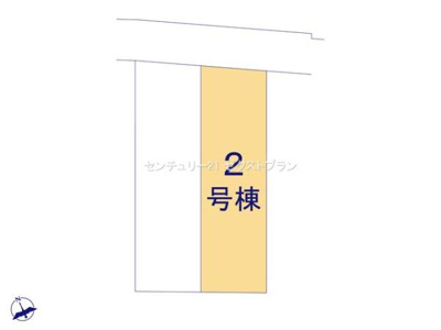 【区画図】 | 桐生第25相生町 2号棟 | 区画図