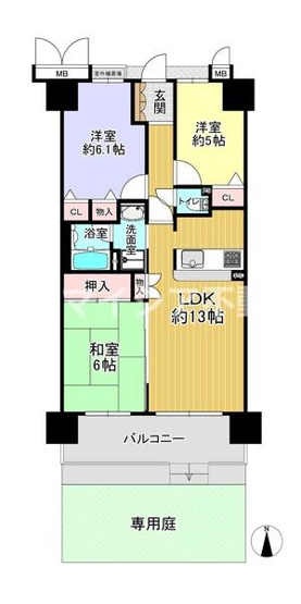 【間取り】 | レックスシティ枚方