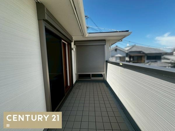 和歌山市松島の中古一戸建のバルコニー