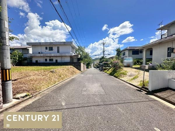 貴志川町長山　土地の前面道路含む現地写真