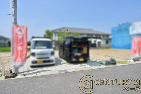 リーブルガーデン田井庄町 ４号棟 ／新築一戸建の前面道路含む現地写真|■現地撮影写真■令和７年１２月完成予定です！