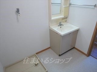 広島市安佐北区大林１丁目のアパートの洗面所