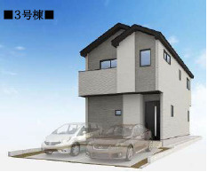 仲介手数料不要　KEIAIビルドリガーレ東区八反田１期【託麻西小・西原中】の外観パース|外観パースです