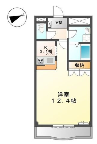 サンヒルズ小垣江　　刈谷市の賃貸ならクラスホーム刈谷店の間取り