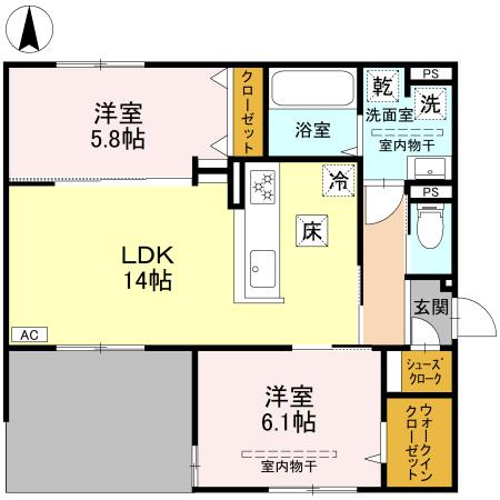 【間取り】 | D-residence高槻市下田部B棟