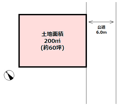 三田市さくら坂　土地