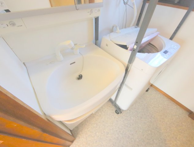 南田原町平屋の洗面所