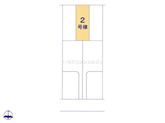 【区画図】 | 名古屋市北区楠3丁目309-1【仲介手数料無料】新築一戸建て　2号棟