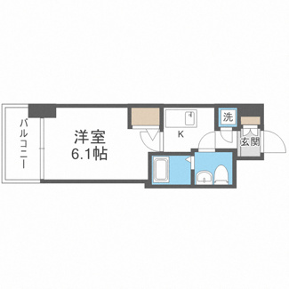 【間取り】 | アドバンス西梅田ラシュレ