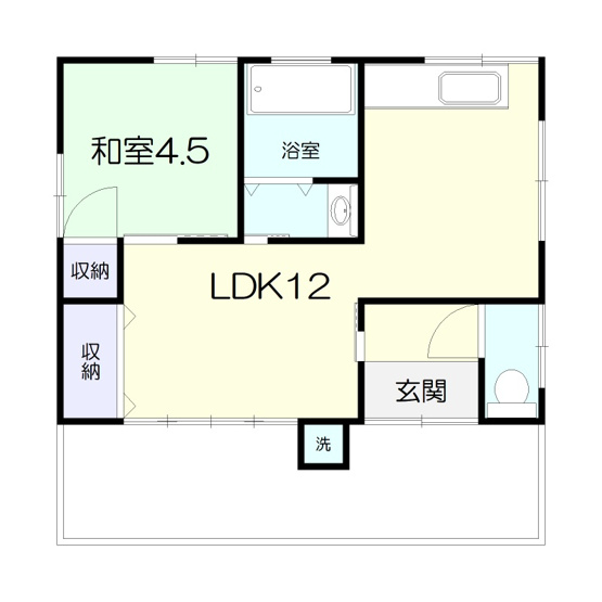 【間取り】 | 山﨑ハイツ