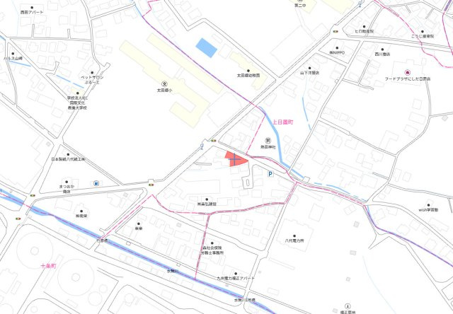 日置町売土地の地図