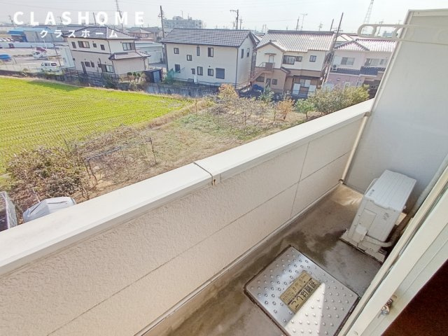 コーポイーストC　　　刈谷市近郊の賃貸はクラスホームのバルコニー|同物件の別部屋になります。