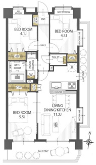 【間取り】 | シャルムコート東村山美住町 | シャルムコート東村山美住町