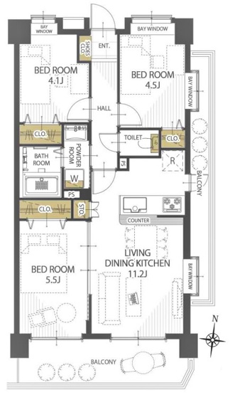 シャルムコート東村山美住町