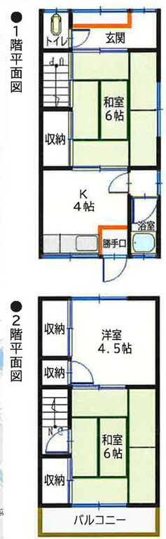 馬場貸住宅の間取り