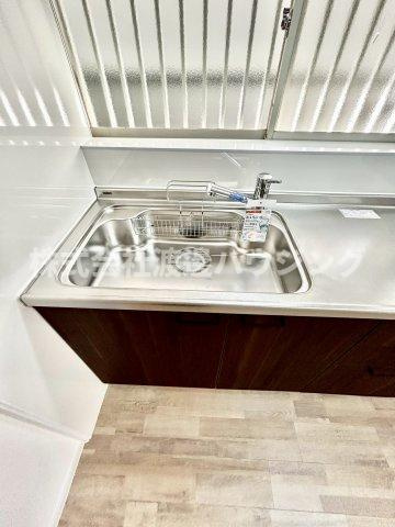 高槻市大塚町一戸建の設備|シングルレバー採用