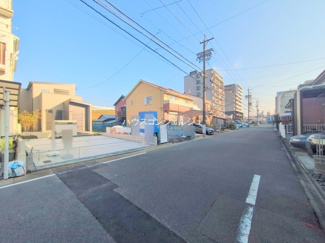 【前面道路含む現地写真】 | 名古屋市西区上堀越町１丁目52-1【仲介手数料無料】新築一戸建て　1号棟