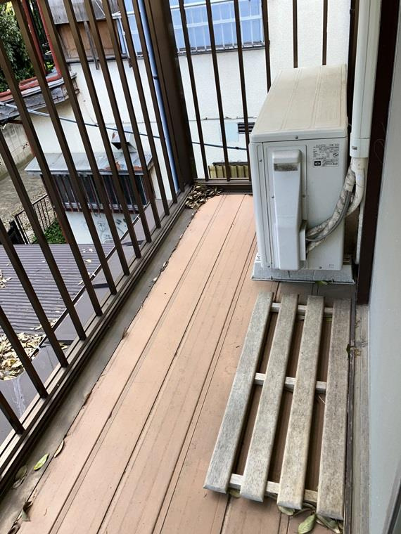 高津戸建のバルコニー