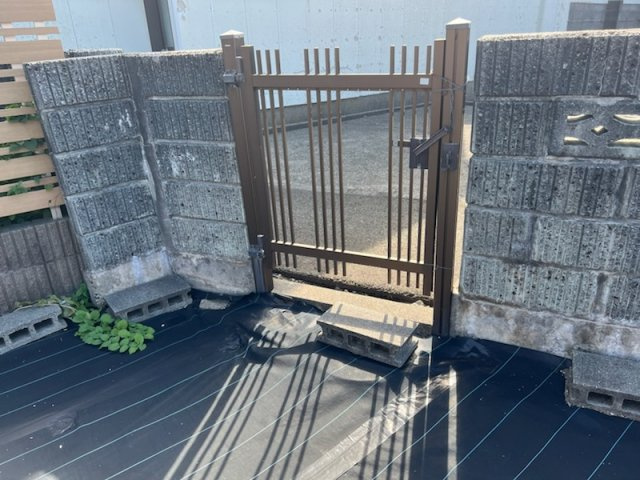 小倉町・大和町　売土地の外観|下水道升