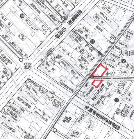 小倉町・大和町　売土地の地図|地図