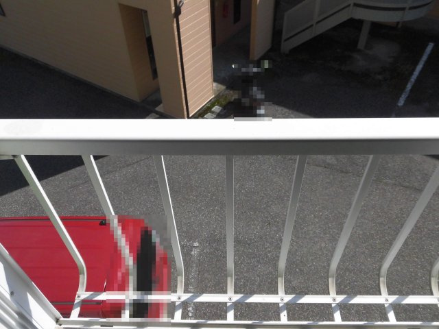 高木ハイツのバルコニー