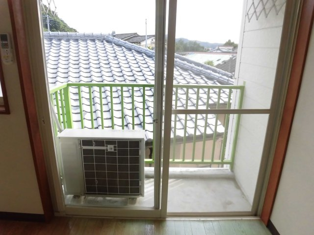 グリーンハイツのバルコニー