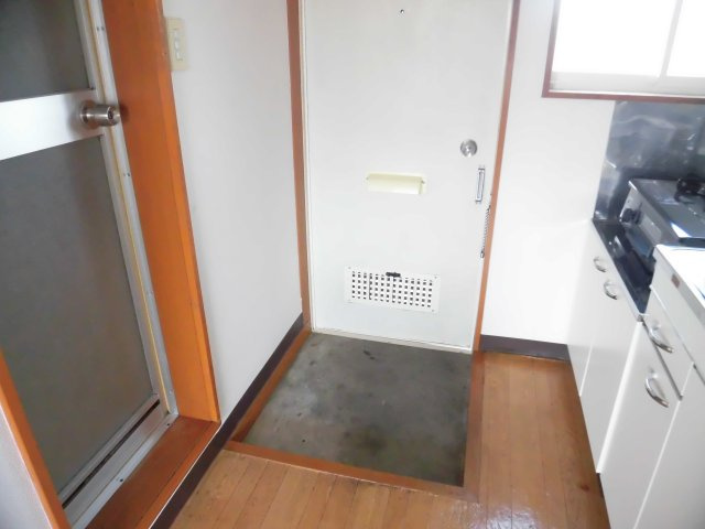 グリーンハイツの玄関