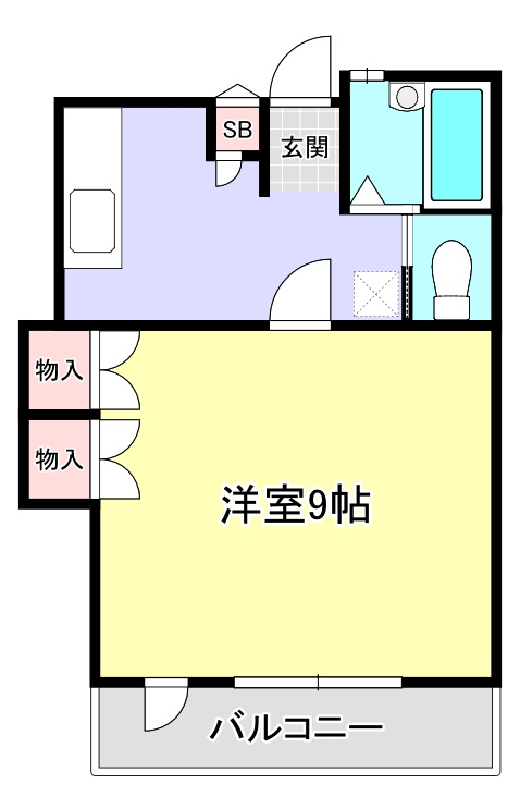 メゾン・ラ・ヴィスタⅠの間取り