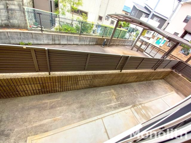 エスポワールAのバルコニー