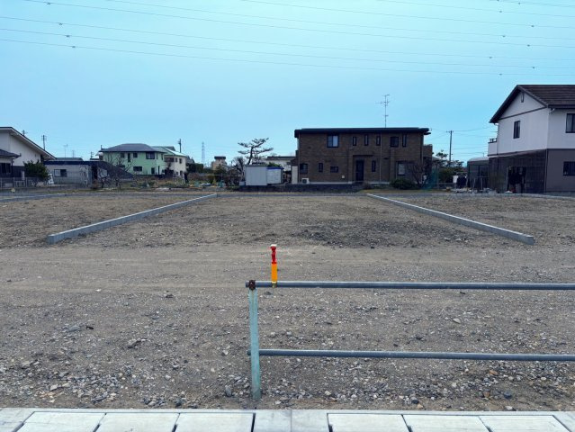 売土地　大垣市赤花町1丁目　全4区画分譲の外観|現地(2026年3月2日)撮影