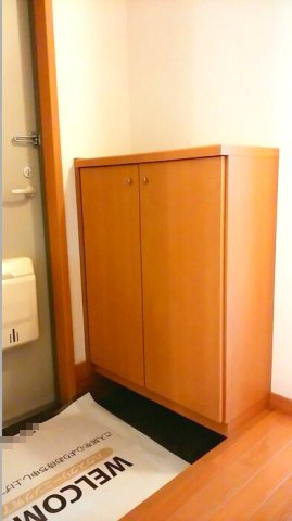 菊池郡菊陽町大字津久礼のアパートの玄関