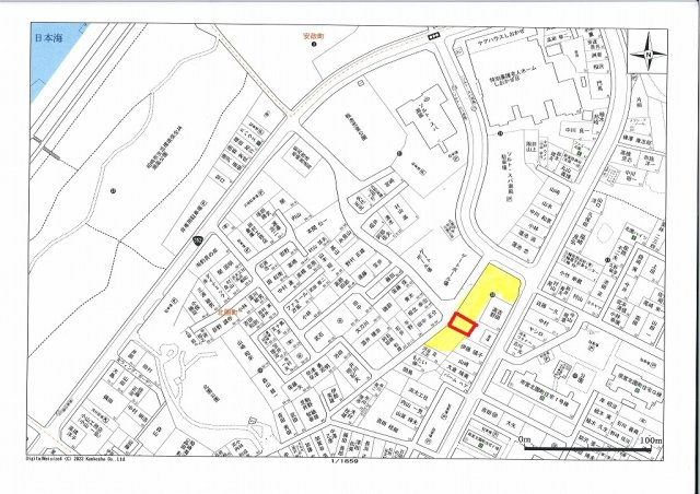 北園町分譲地⑤の地図