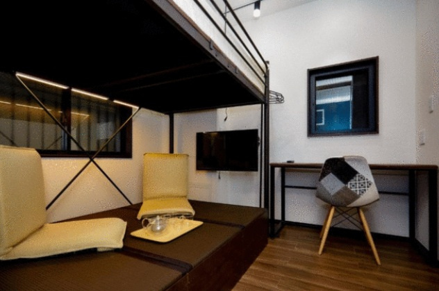 台東区台東２丁目のホテルの内装